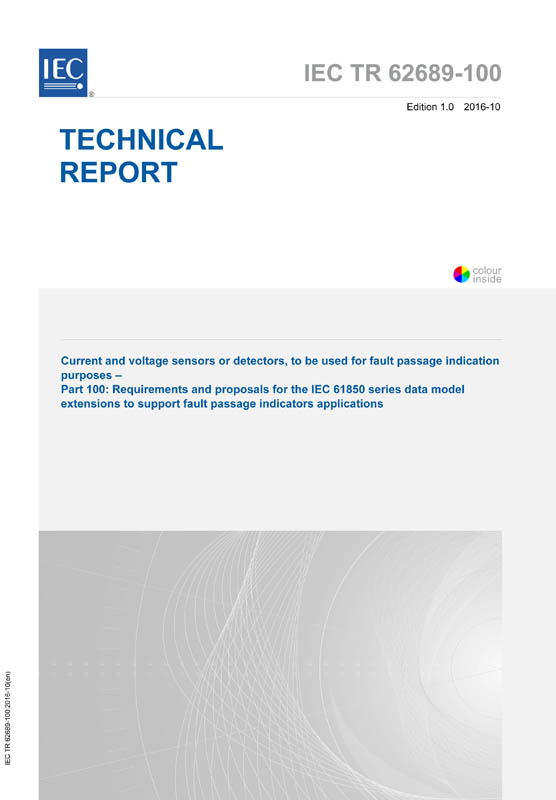 Cover IEC TR 62689-100:2016